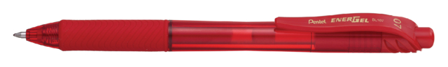 Stylo Gel Pentel Energel-X BL107 Medium rouge