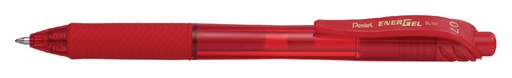 [614502] Stylo Gel Pentel BL107 EnerGel-X Medium rouge