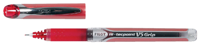 Roller PILOT Hi-Tecpoint Grip V5 Fin rouge