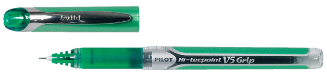 Roller PILOT Hi-Tecpoint Grip V5 Fin vert