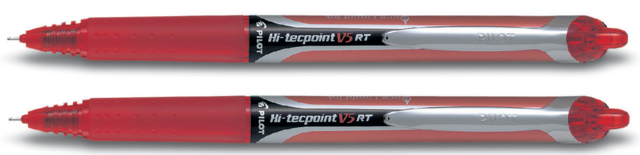 Roller PILOT Hi-Tecpoint V5 RT Fin rouge