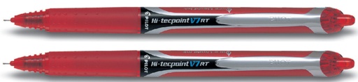 [636312] Roller PILOT Hi-Tecpoint V7 RT Medium rouge