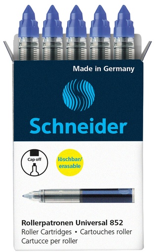 [614337] Recharge Roller Schneider 852 Medium bleu