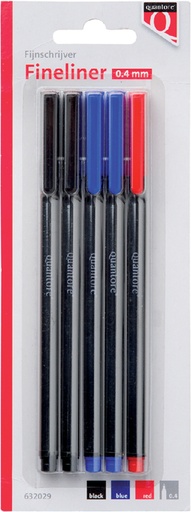 [632029] Fineliner Quantore 188 rond 0.4mm assorti