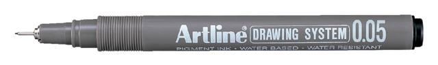 Fineliner Artline 0.05mm zwart