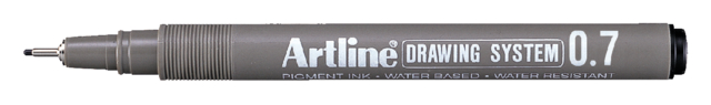 Fineliner Artline technisch technisch 0.7mm zwart