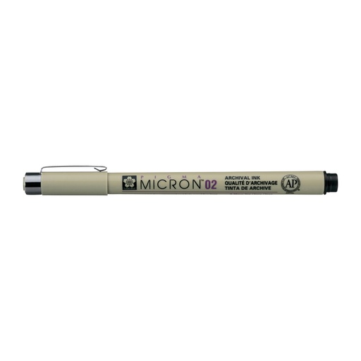 [632591] Fineliner Sakura Pigma Micron 02 0,3mm noir
