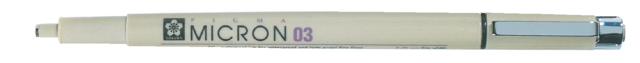 Fineliner Sakura Pigma Micron 0,35mm noir