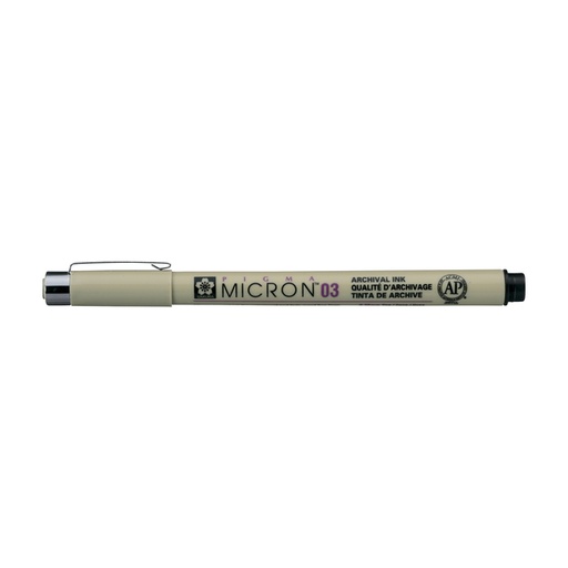 [632611] Fineliner Sakura Pigma Micron 03 0,35mm noir
