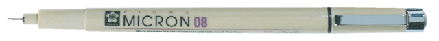 Fineliner Sakura Pigma Micron 0,45mm noir