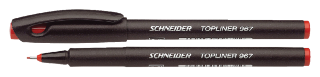 Fineliner Schneider 967 0.4mm rood