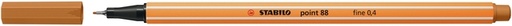 [633167] Fineliner STABILO point 88/89 fijn donker oker