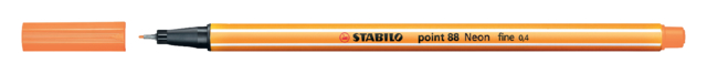 Fineliner STABILO point 88/054 fijn neon oranje