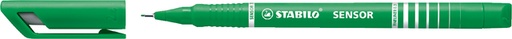 [633154] Fineliner STABILO Sensor 189/36 Fin vert