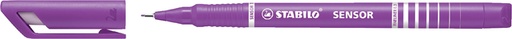 [633246] Fineliner STABILO Sensor 189/58 Fin lilas