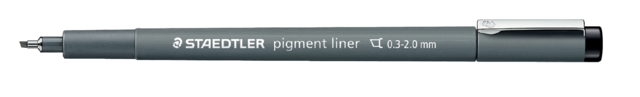 Fineliner Staedtler Pigment 308 0,3-2,0mm noir