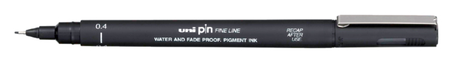 Fineliner Uni-ball Pin 0,4mm noir