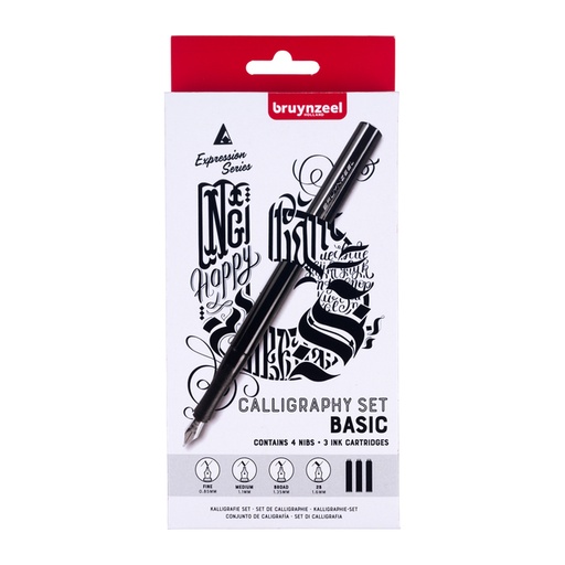 [600609] Stylo-Calligraphe Bruynzeel Expression Basic set 8 parties