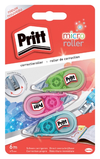 [416539] Correctieroller Pritt Micro Flex 5mmx6m blister à  2+1 gratis