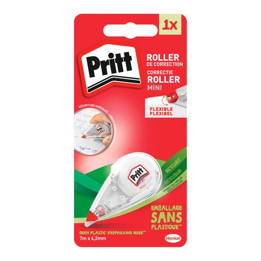 [416542] Roller correcteur Pritt Mini 4,2mmx7m blister