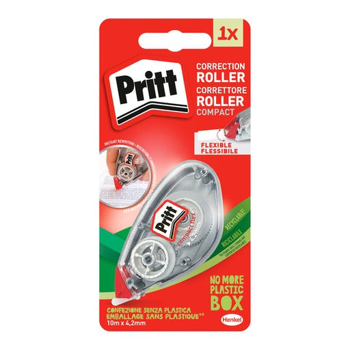 [416555] Correctietape Pritt Compact Flex 4.2mmx10m op blister