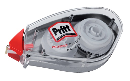 [416557] Correctietape Pritt Compact Flex 4.2mmx 10m promo pack à 12+4 gratis