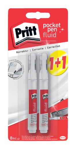 [416137] Correctiepen Pritt fluid 8ml blister a 1+1