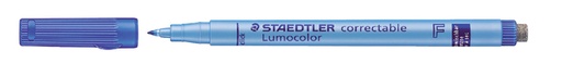 [920663] Feutre Staedtler Lumocolor 305 Correctable non permanent Fin bleu
