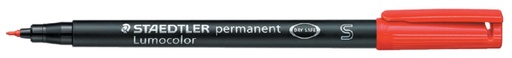 [920502] Viltstift Staedtler Lumocolor 313 permanent S rood