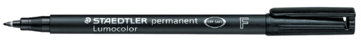 [920521] Viltstift Staedtler Lumocolor 318 permanent F zwart