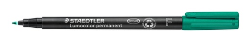 [920524] Viltstift Staedtler Lumocolor 318 permanent F groen