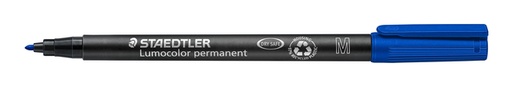 [920543] Viltstift Staedtler Lumocolor 317 permanent M blauw