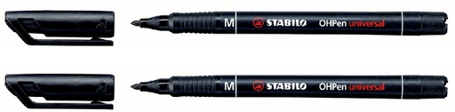 [922641] Feutre rétroprojecteur STABILO 843/46 ogive 1mm noir