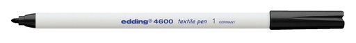 [630791] Textielmarker edding 4600 rond 1mm zwart
