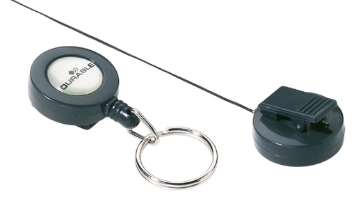 [921225] Enrouleur Durable 8222 avec anneau 800mm anthracite