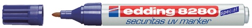 [631473] Viltstift edding 8280 onzichtbaar rond 1.5-3mm UV blister à 1 stuk