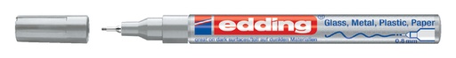 [630490] Paintmarker edding 780 op oliebasis 0.8mm zilver