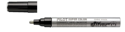 [631340] Marqueur PILOT Super Color laqué Medium argent
