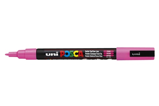 [630959] Paintmarker Uni POSCA PC3M fijn roze