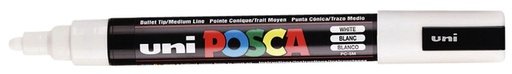 [630965] Marqueur peinture Posca PC5M Medium blanc