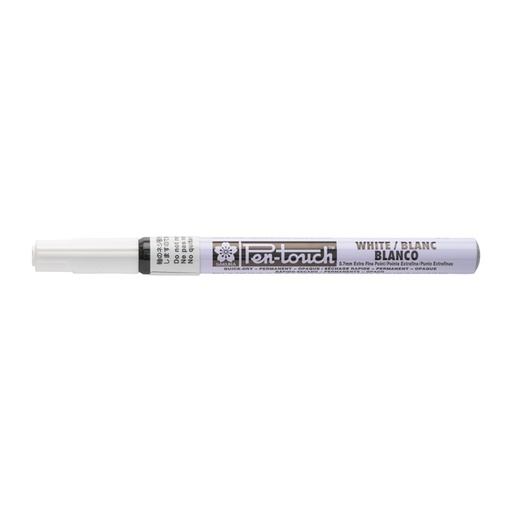 [630395] Viltstift Sakura Pen-touch extra fijn wit
