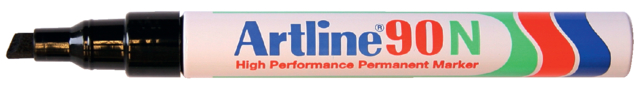 Viltstift Artline 90 schuin 2-5mm zwart