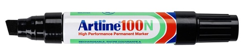 [630521] Marqueur Artline 100 biseauté 7,5-12mm noir
