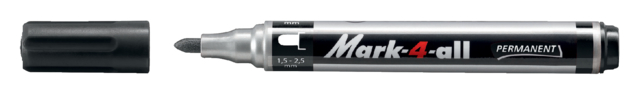 Viltstift STABILO Mark-4-All 651/46  1.5-2.5mm zwart