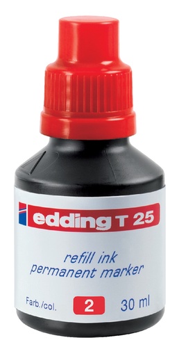 [630902] Encre marqueur edding T25 rouge