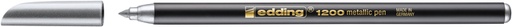 [632539] Fineliner edding 1200 Metallic Fin argent