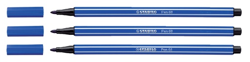 [633203] Viltstift STABILO Pen 68/32 medium donkerblauw