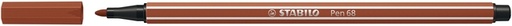 [633352] Viltstift STABILO Pen 68/38 medium roodkrijt