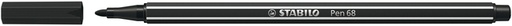 [633181] Feutre STABILO Pen 68/46 Medium noir