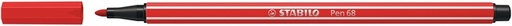 [633192] Viltstift STABILO Pen 68/48 medium karmijnrood